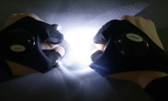 2x1 GUANTE IMPERMEABLE CON LUZ LED✨