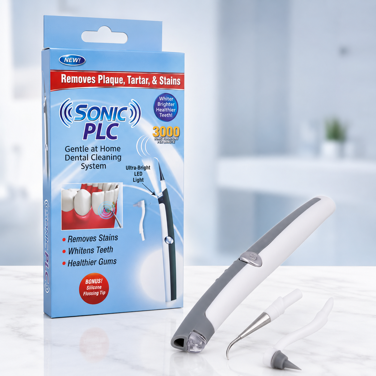 🦷✨ Limpiador Dental Ultrasónico Portátil 😁✨ Sonrisa más limpia 🚚💰 Pago Contraentrega