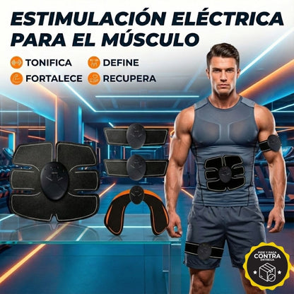 Tonifica tus músculos, donde y cuando quieras 🚀 Gimnasia Pasiva 5 En 1 ⚡ Electroestimulación
