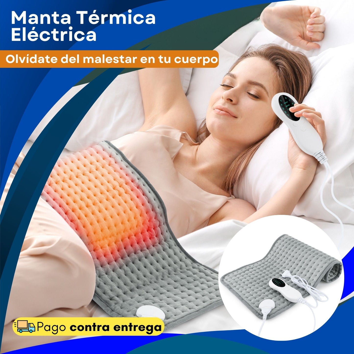 🔥 Manta Térmica 💜 Un Descanso Cálido para tu Cuerpo
