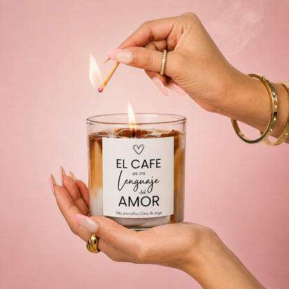 Vela aromática de café colombiano: Despierta tus sentidos con el aroma auténtico