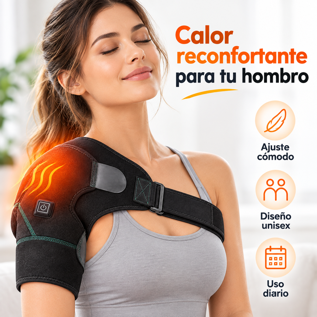 Hombrera térmica con calor infrarrojo, ajustable para hombro + REGALO🎁