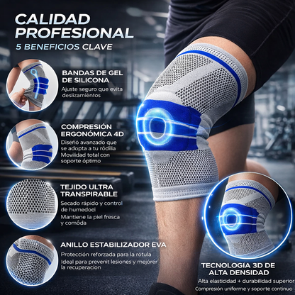 🦵💥 Rodillera Ortopédica con Gel para Rótula X2 + Envío Gratis 🚚✨