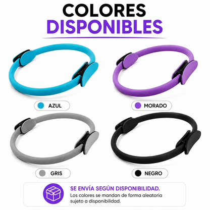 💖 Anillo de Pilates ✨ Tonifica Todo tu Cuerpo desde Casa en Solo Minutos al Día