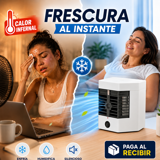 Aire Acondicionado Portatil ❄️✨ Tu espacio fresco en minutos