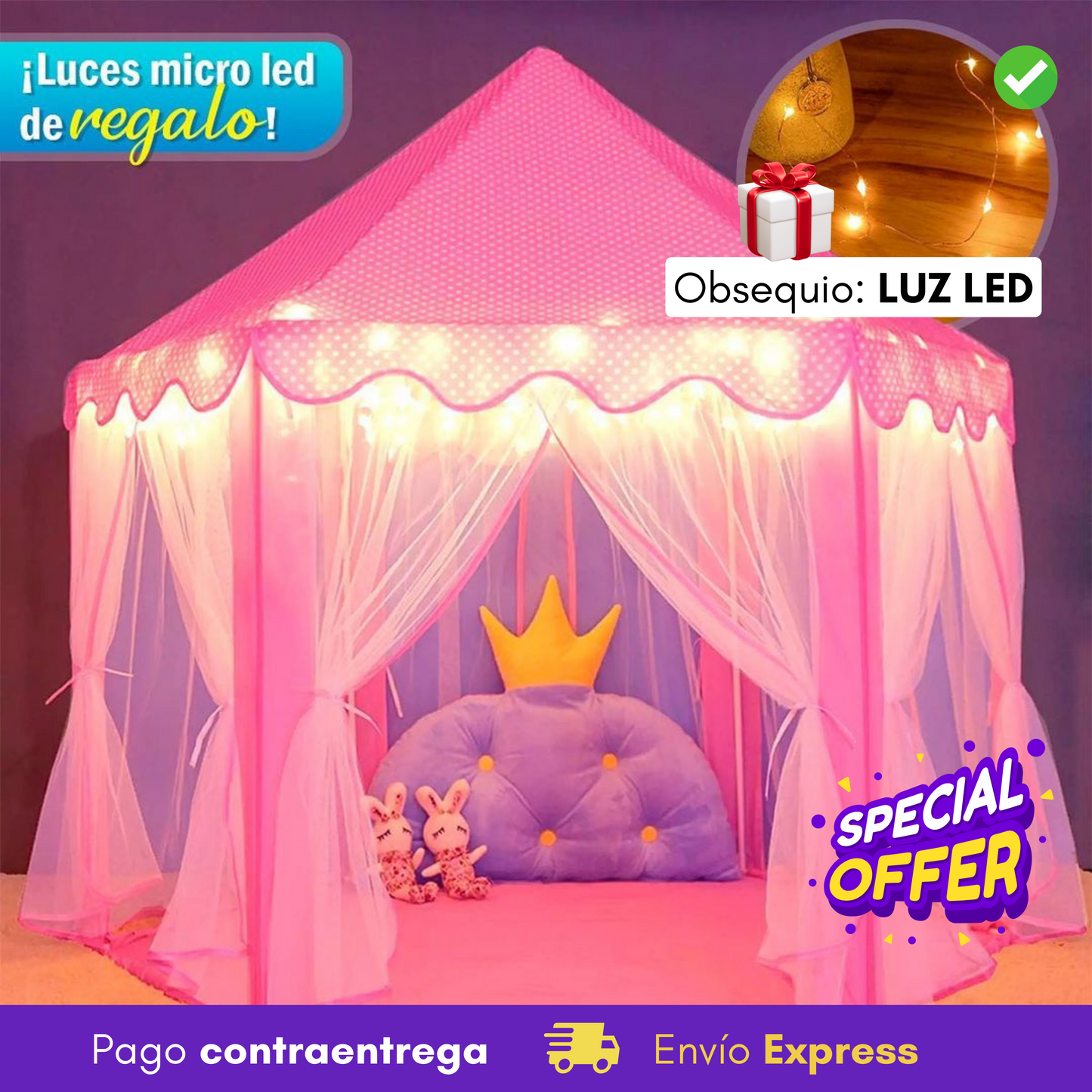 La carpa mágica que hará brillar su infancia - Luces incluidas