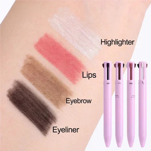 🌟 LÁPIZ DE MAQUILLAJE 4 EN 1: EL SECRETO PARA UN LOOK PERFECTO EN SEGUNDOS 🌟
