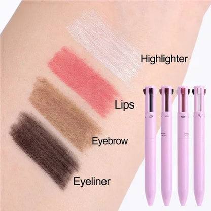 🌟 LÁPIZ DE MAQUILLAJE 4 EN 1: EL SECRETO PARA UN LOOK PERFECTO EN SEGUNDOS 🌟