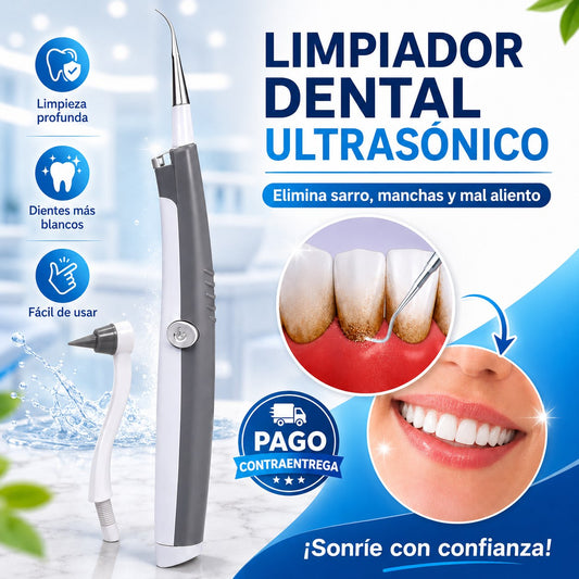 🦷✨ Limpiador Dental Ultrasónico Portátil 😁✨ Sonrisa más limpia 🚚💰 Pago Contraentrega