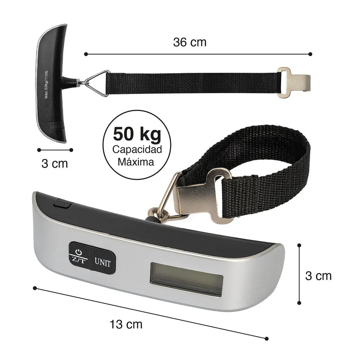⚖️✈️ Báscula Digital 50 kg – Viaja sin Sobrepeso | Pago Contraentrega 💸🧳